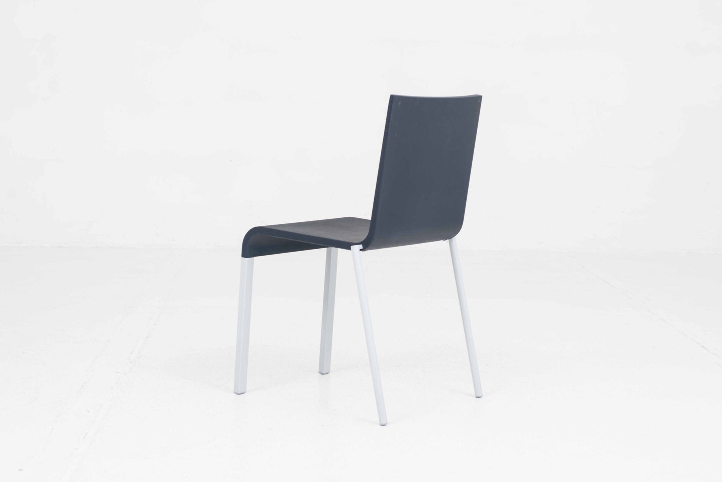 Vintage Stuhl .03 von Maarten Van Severen für Vitra, Dunkelblau