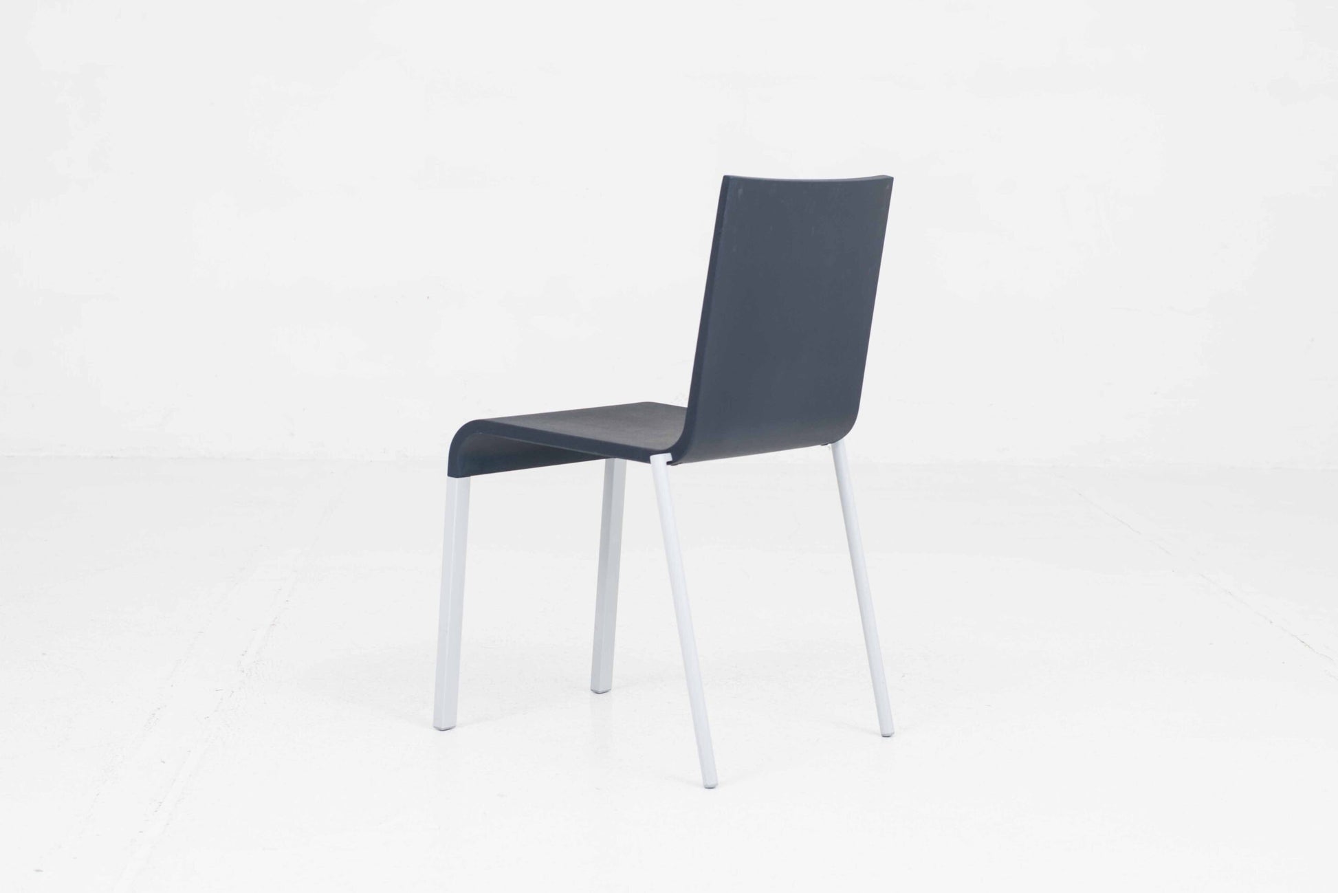 Vintage Stuhl .03 von Maarten Van Severen für Vitra, Dunkelblau