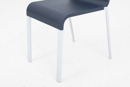 Vintage Stuhl .03 von Maarten Van Severen für Vitra, Dunkelblau