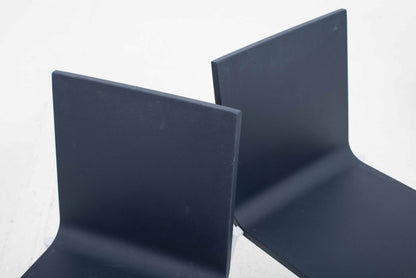 Vintage Stuhl .03 von Maarten Van Severen für Vitra, Dunkelblau