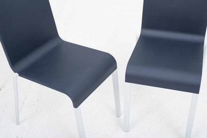 Vintage Stuhl .03 von Maarten Van Severen für Vitra, Dunkelblau