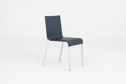 Vintage Stuhl .03 von Maarten Van Severen für Vitra, Dunkelblau