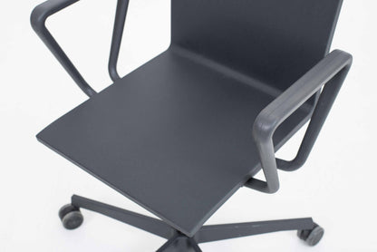 Vintage Bürostuhl .04 von Maarten Van Severen für Vitra mit Armlehnen in Schwarz