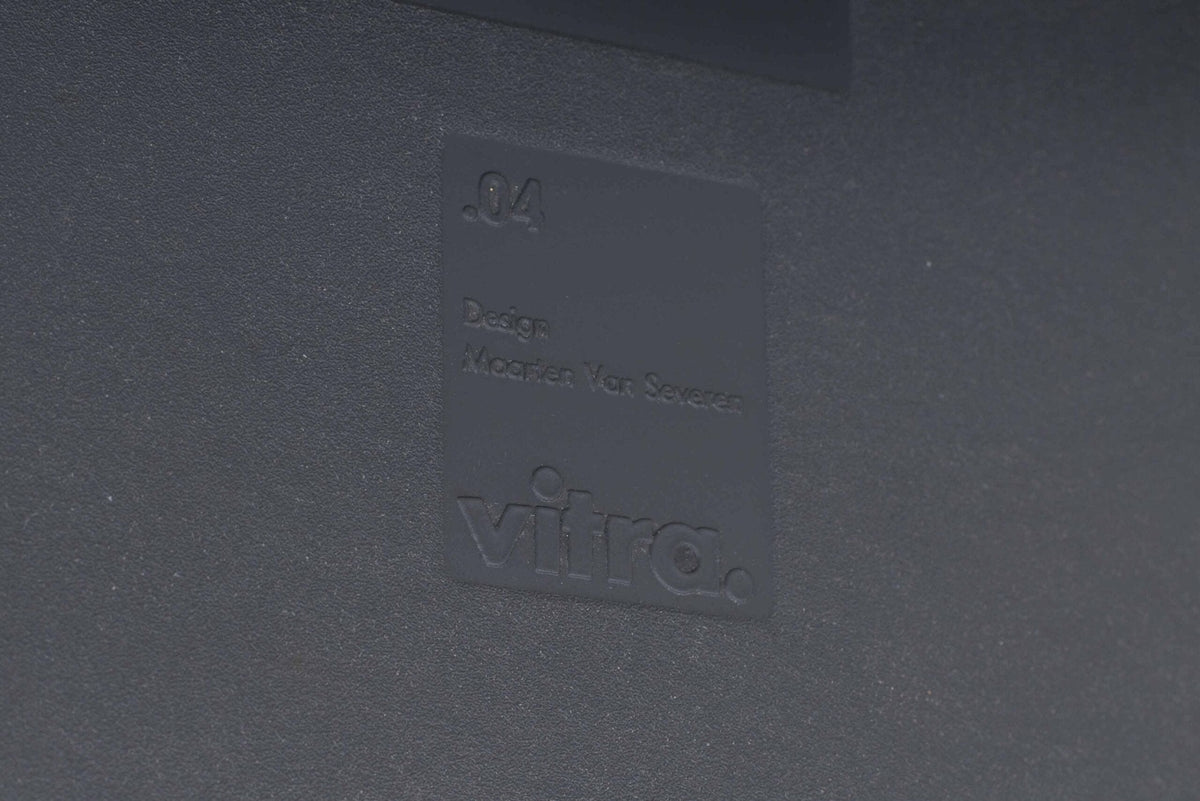 Bürostuhl .04 von Maarten Van Severen für Vitra in Schwarz