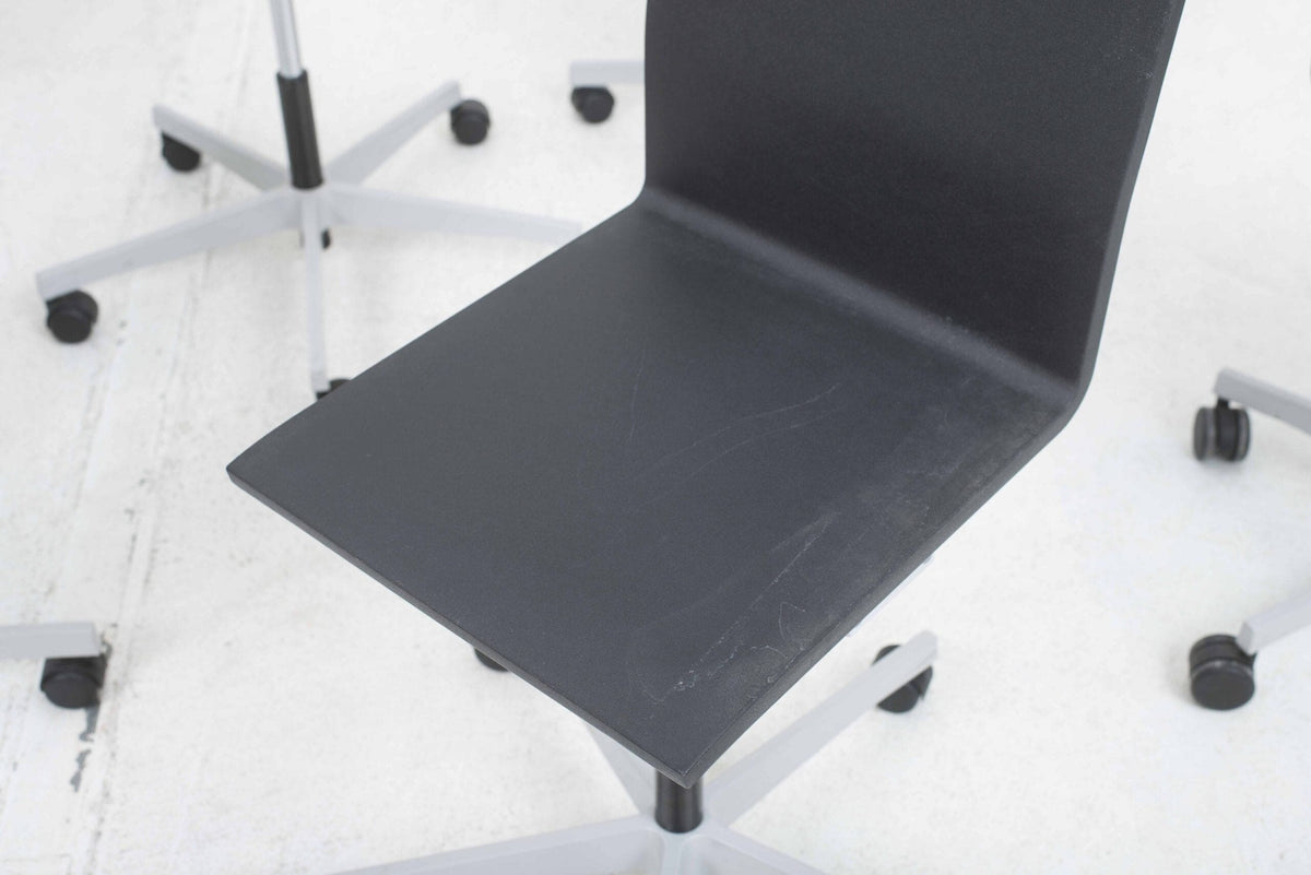 Bürostuhl .04 von Maarten Van Severen für Vitra in Schwarz