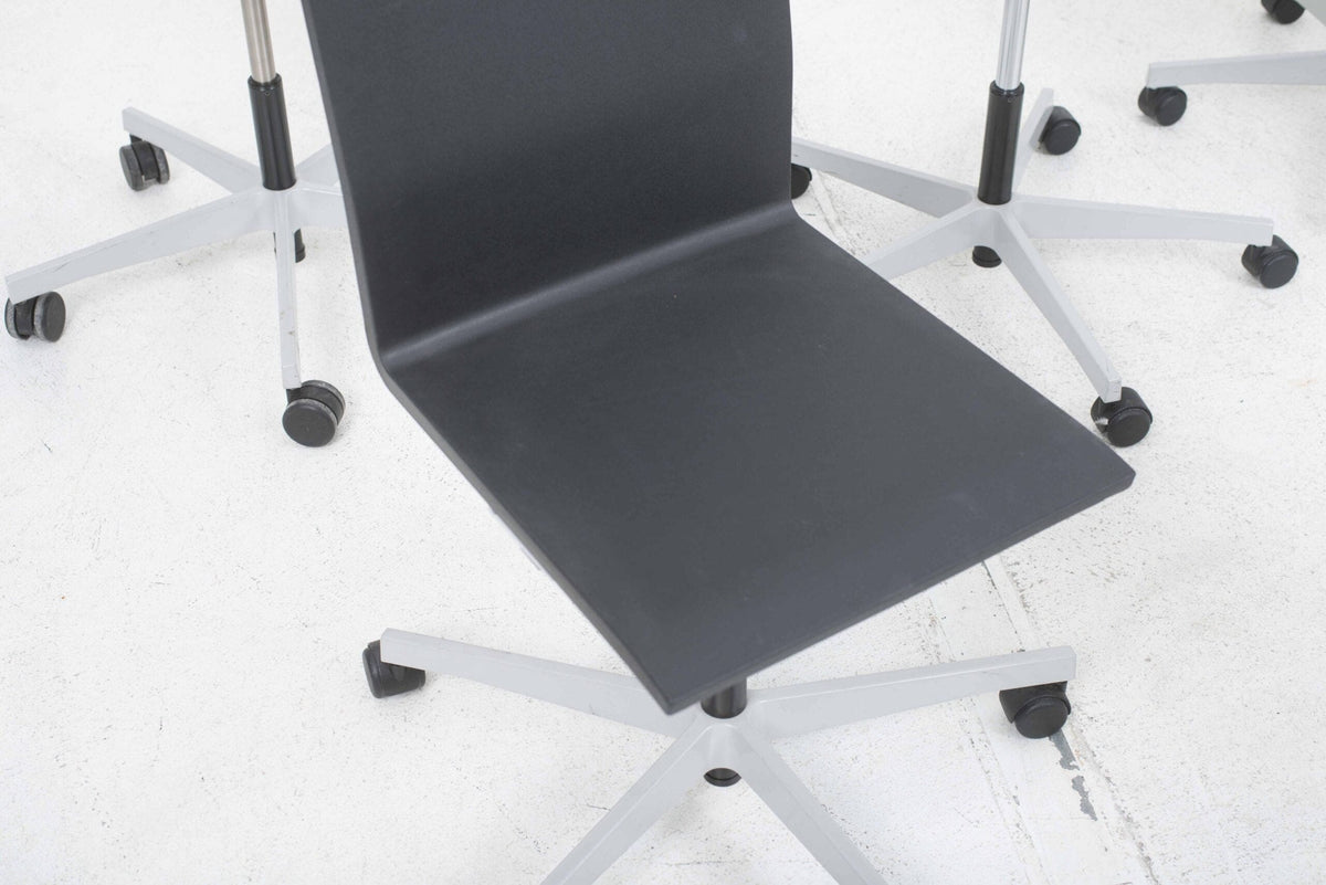 Bürostuhl .04 von Maarten Van Severen für Vitra in Schwarz