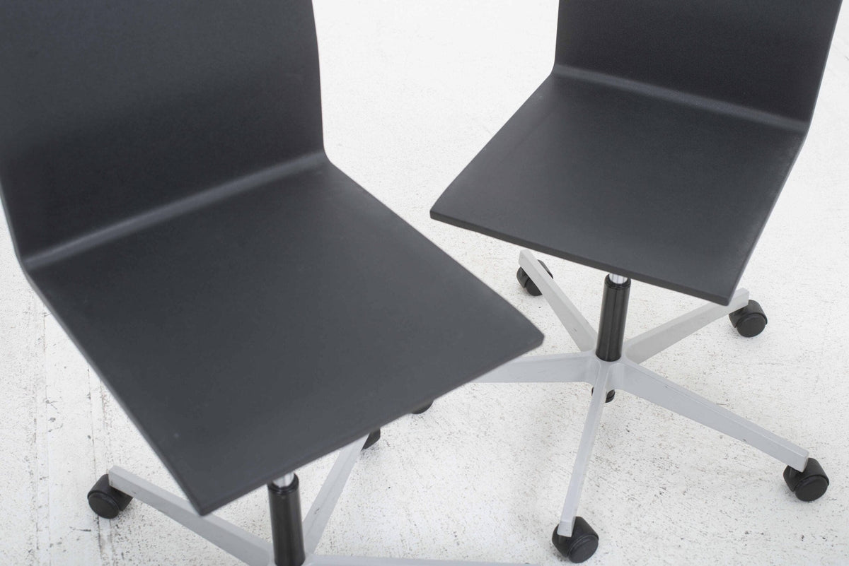 Bürostuhl .04 von Maarten Van Severen für Vitra in Schwarz
