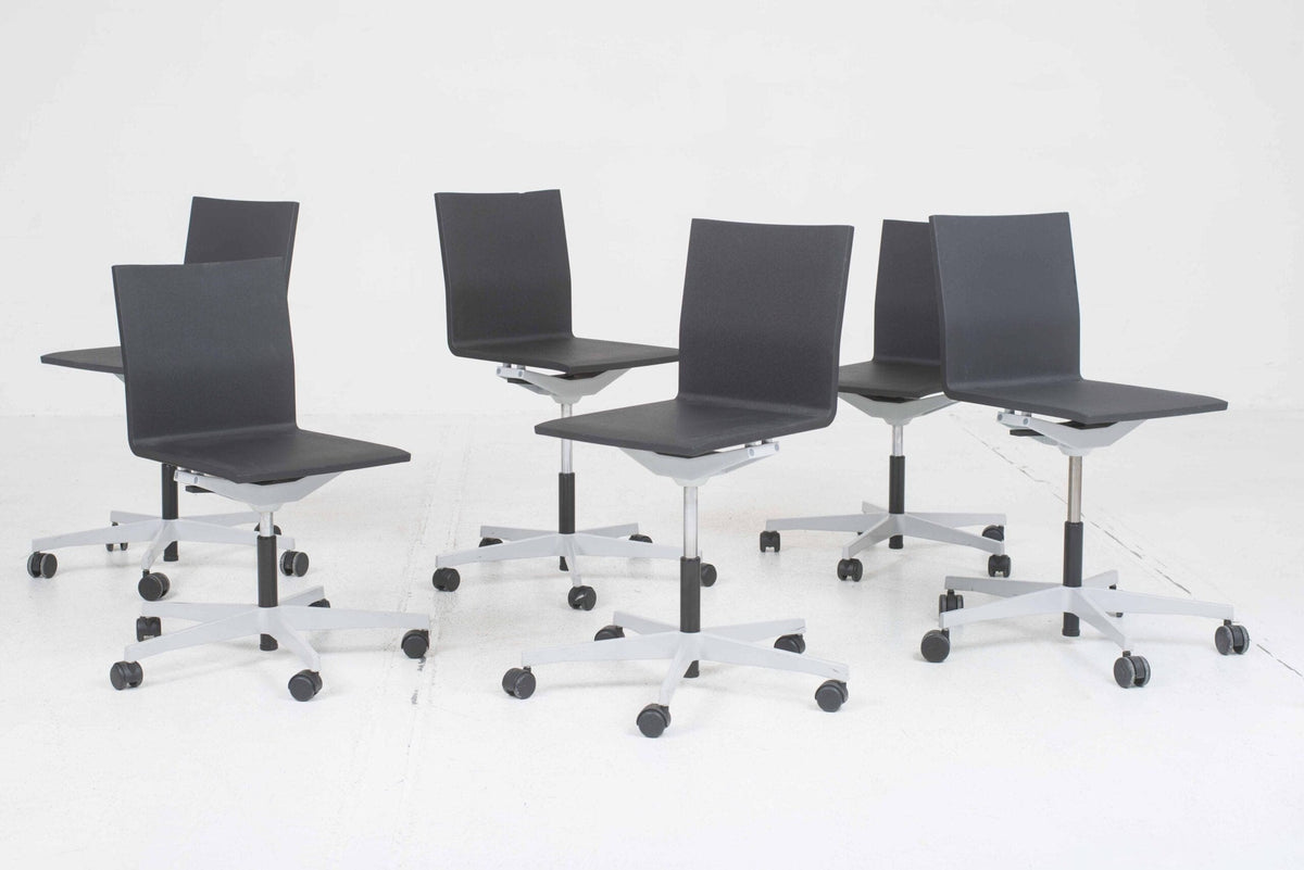 Bürostuhl .04 von Maarten Van Severen für Vitra in Schwarz