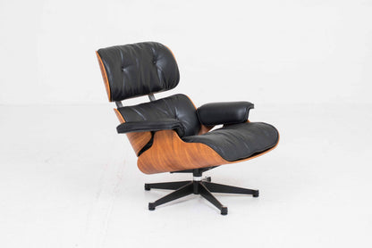Vintage Lounge Chair und Ottoman 670 von Charles und Ray Eames für Vitra, Palisander