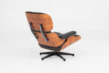 Vintage Lounge Chair und Ottoman 670 von Charles und Ray Eames für Vitra, Palisander