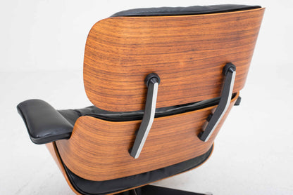 Vintage Lounge Chair und Ottoman 670 von Charles und Ray Eames für Vitra, Palisander