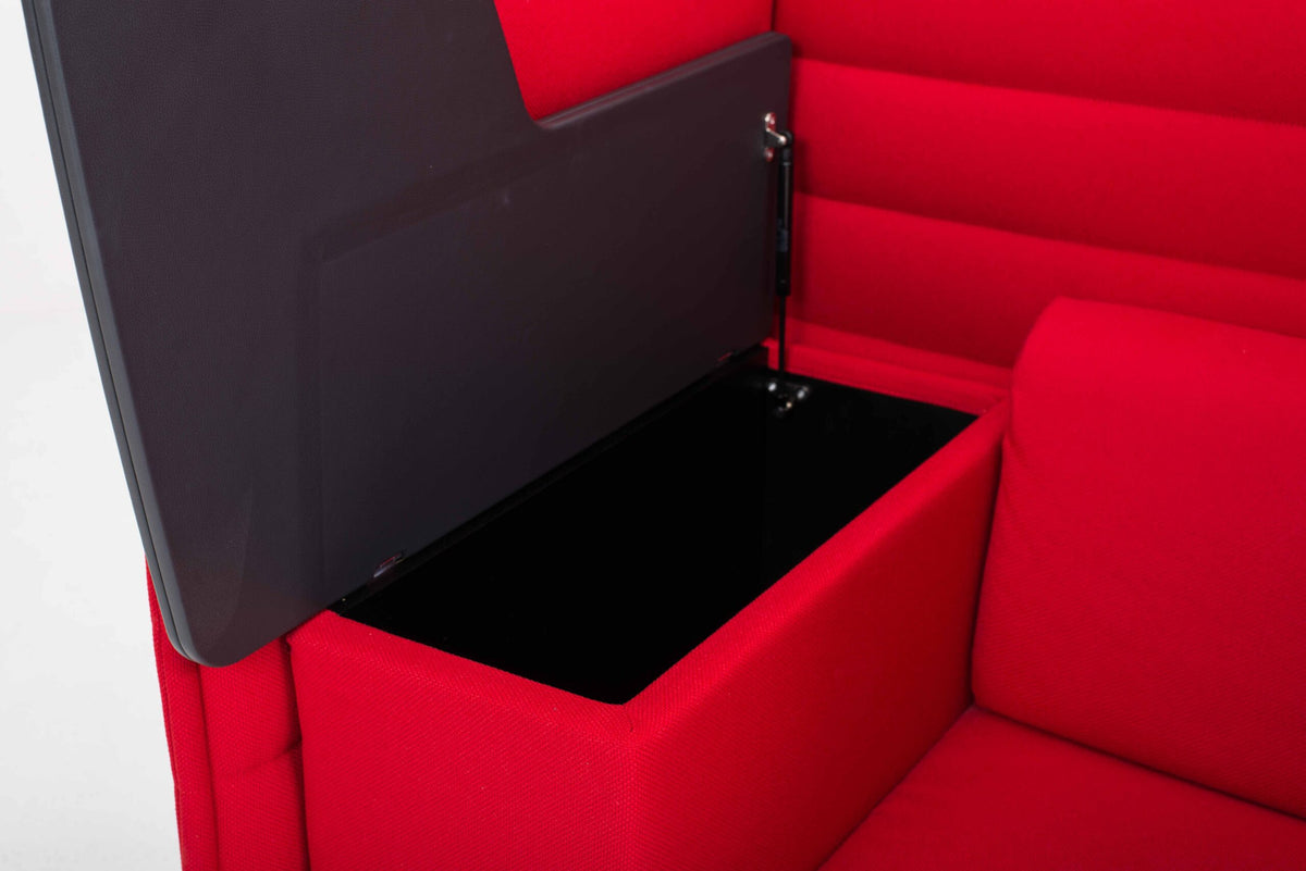 Vintage Sofa Alcove Work von Ronan und Erwan Bouroullec für Vitra in Rot