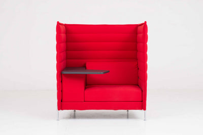Vintage sofa Alcove Work by Ronan and Erwan Bouroullec for Vitra in red