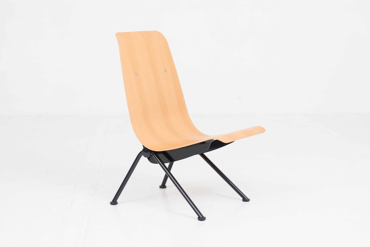 Vintage Sessel Antony von Jean Prouvé für Vitra dunkler Ton