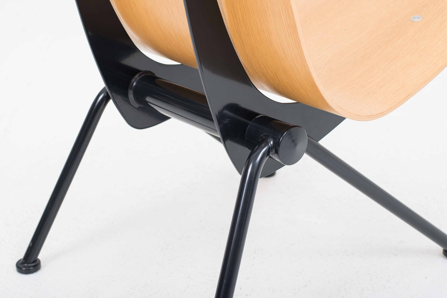 Vintage Sessel Antony von Jean Prouvé für Vitra dunkler Ton