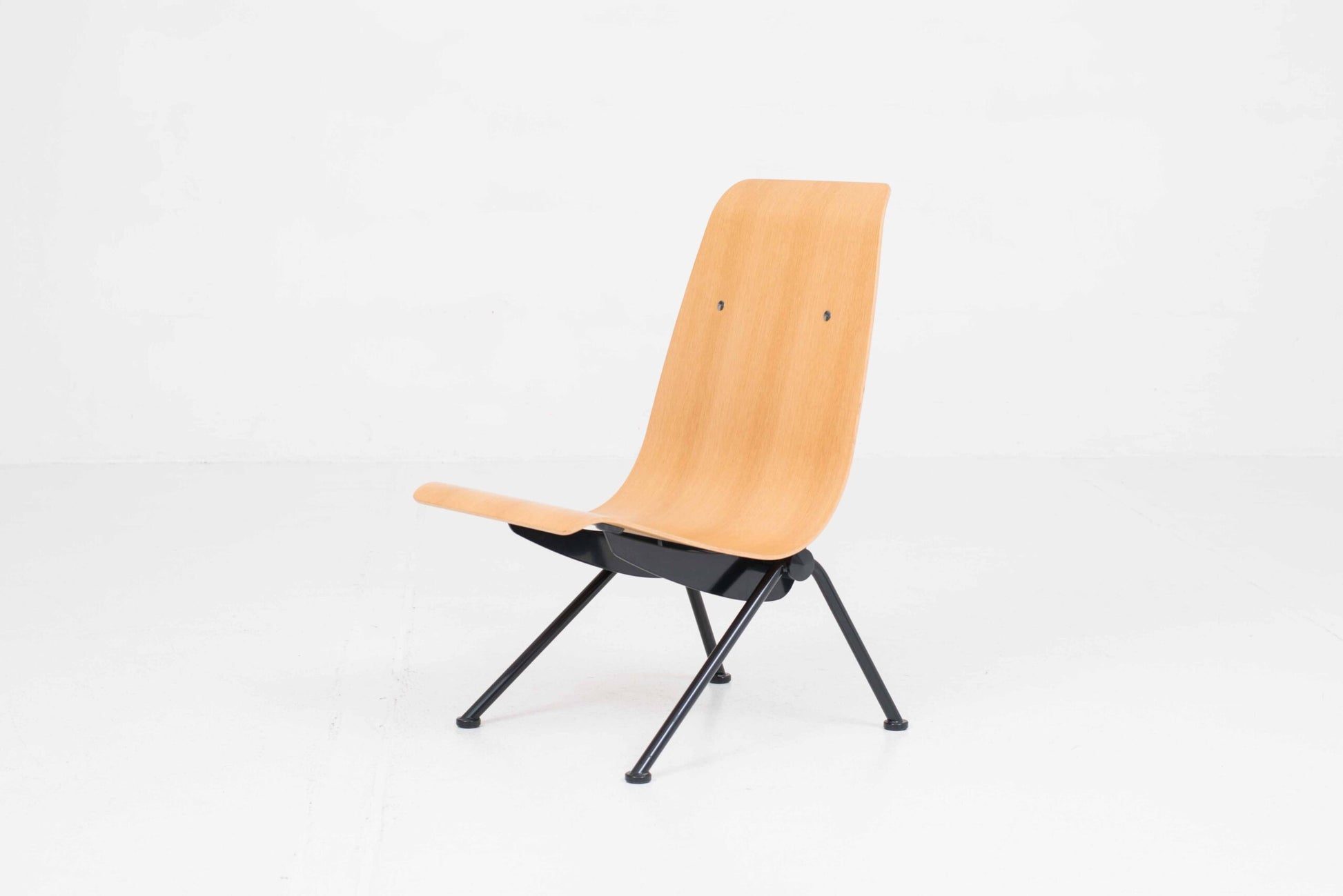Vintage Sessel Antony von Jean Prouvé für Vitra dunkler Ton