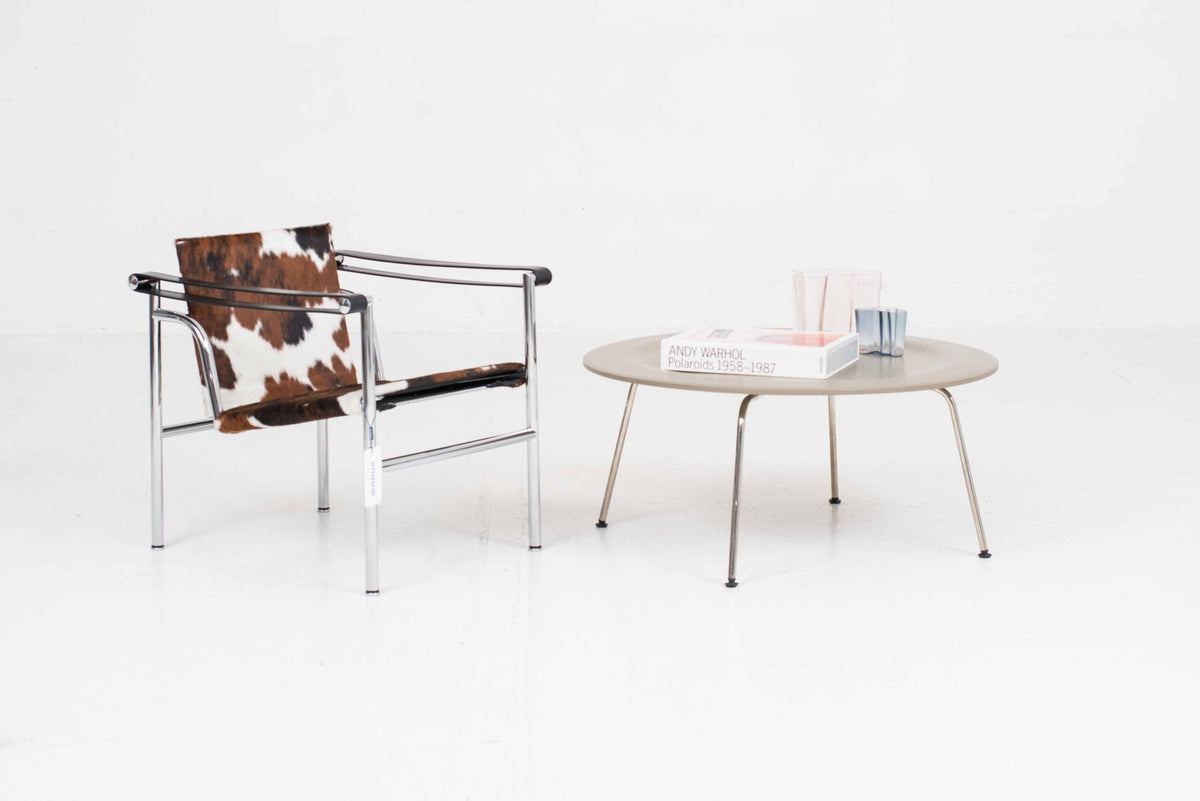 CTM Couchtisch von Charles und Ray Eames für Vitra in Graubeige