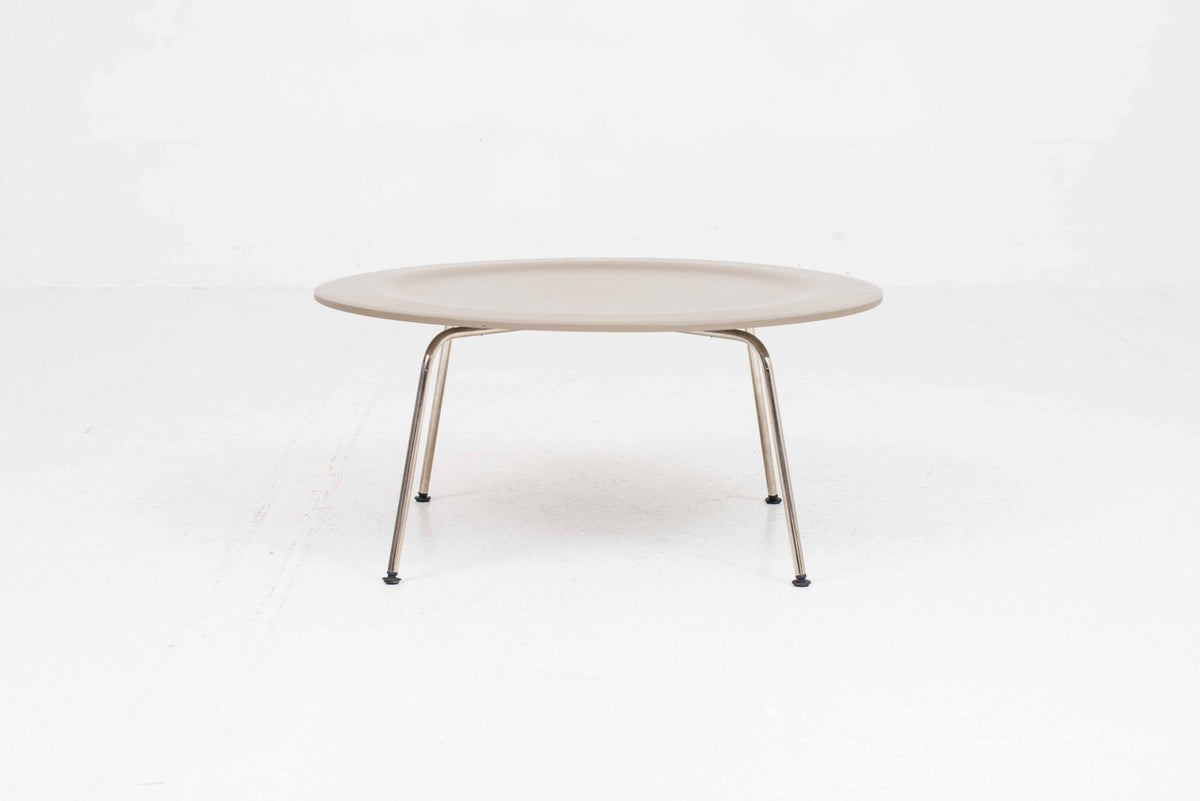 CTM Couchtisch von Charles und Ray Eames für Vitra in Graubeige