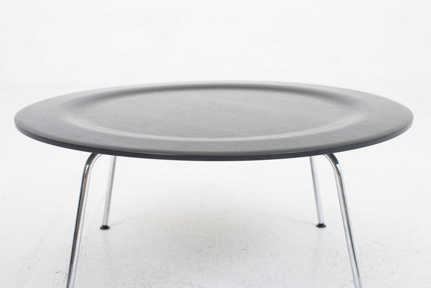 Vintage Couchtisch "CTM" von Charles und Ray Eames für Vitra in Schwarz