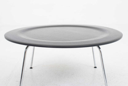 Vintage Couchtisch "CTM" von Charles und Ray Eames für Vitra in Schwarz