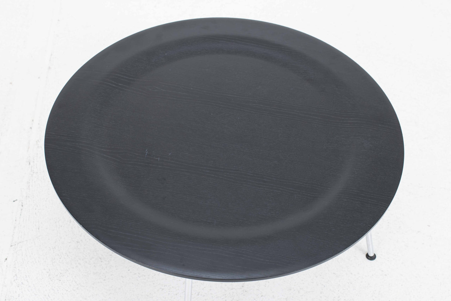 Vintage Couchtisch "CTM" von Charles und Ray Eames für Vitra in Schwarz