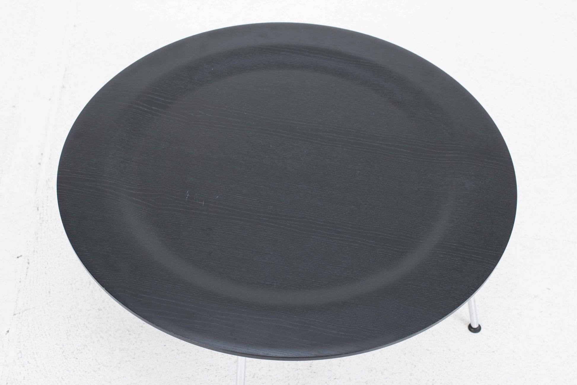 Vintage Couchtisch "CTM" von Charles und Ray Eames für Vitra in Schwarz