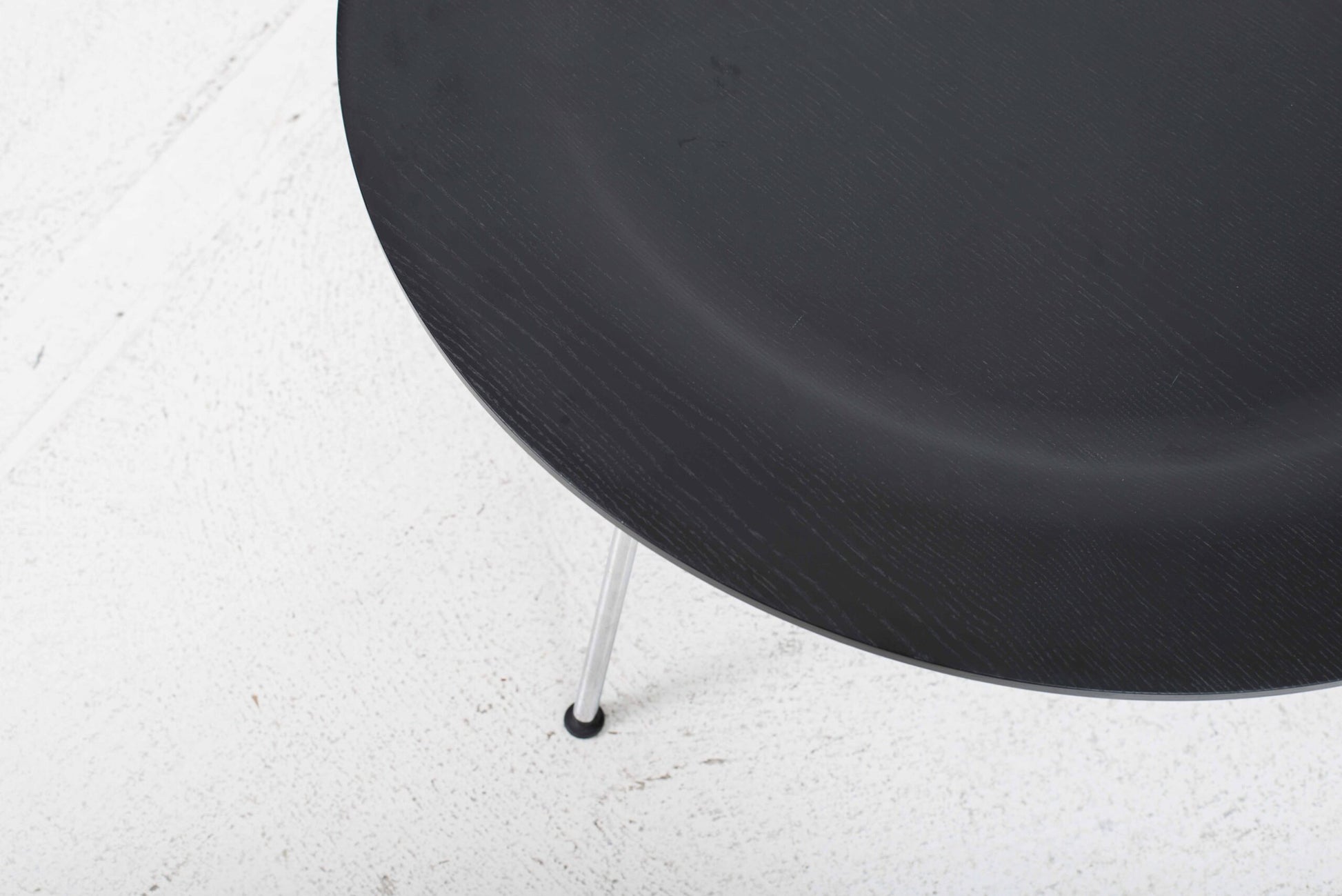 Vintage Couchtisch "CTM" von Charles und Ray Eames für Vitra in Schwarz