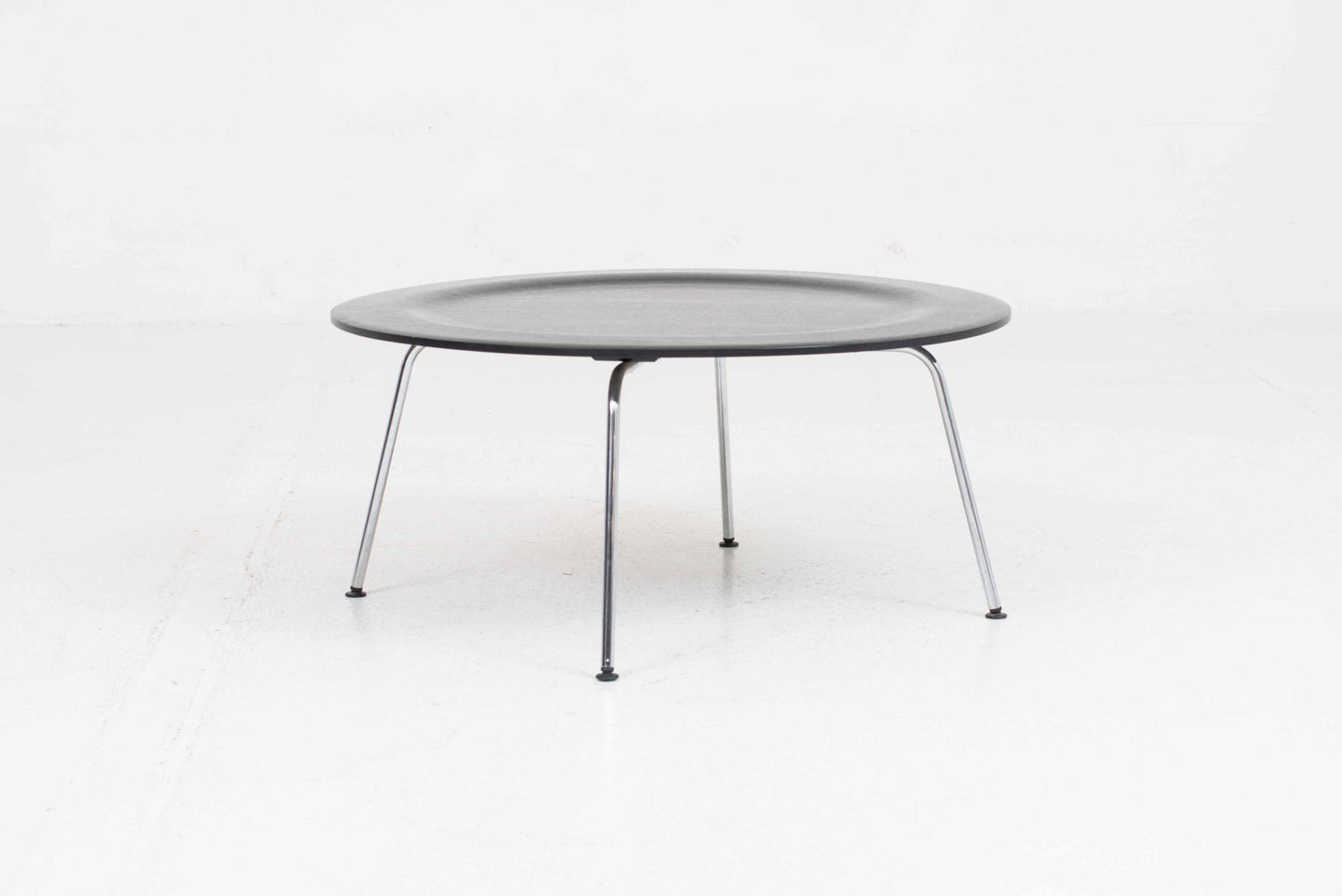 Vintage Couchtisch "CTM" von Charles und Ray Eames für Vitra in Schwarz