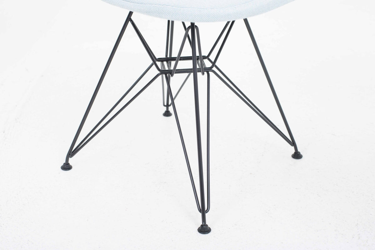 Vintage Stuhl DKR-2 von Charles und Ray Eames für Vitra schwarz, blau