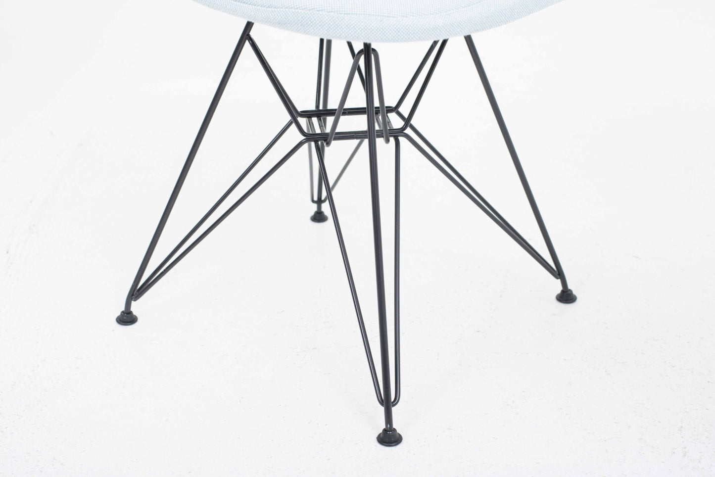 Vintage Stuhl DKR-2 von Charles und Ray Eames für Vitra schwarz, blau