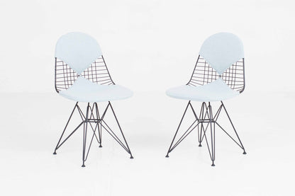 Vintage Stuhl DKR-2 von Charles und Ray Eames für Vitra schwarz, blau