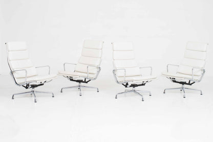 Vintage Sessel EA 222 Soft Pad von Charles und Ray Eames für Vitra