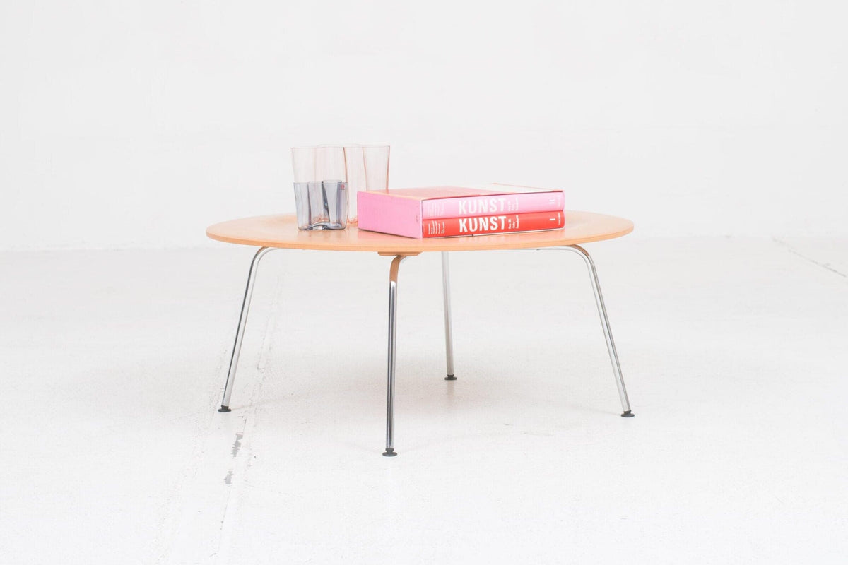 Vitra CTM coffee table by Charles Eames in ash