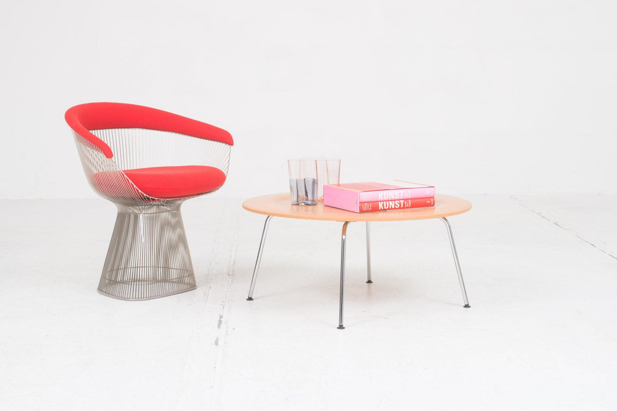 Vitra CTM coffee table by Charles Eames in ash
