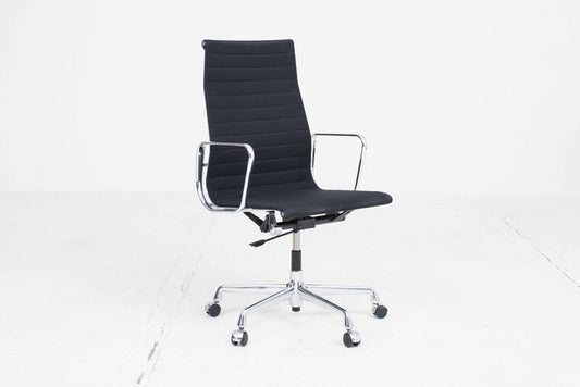 Vitra EA 119 office chair by Charles and Ray Eames in black hopsack