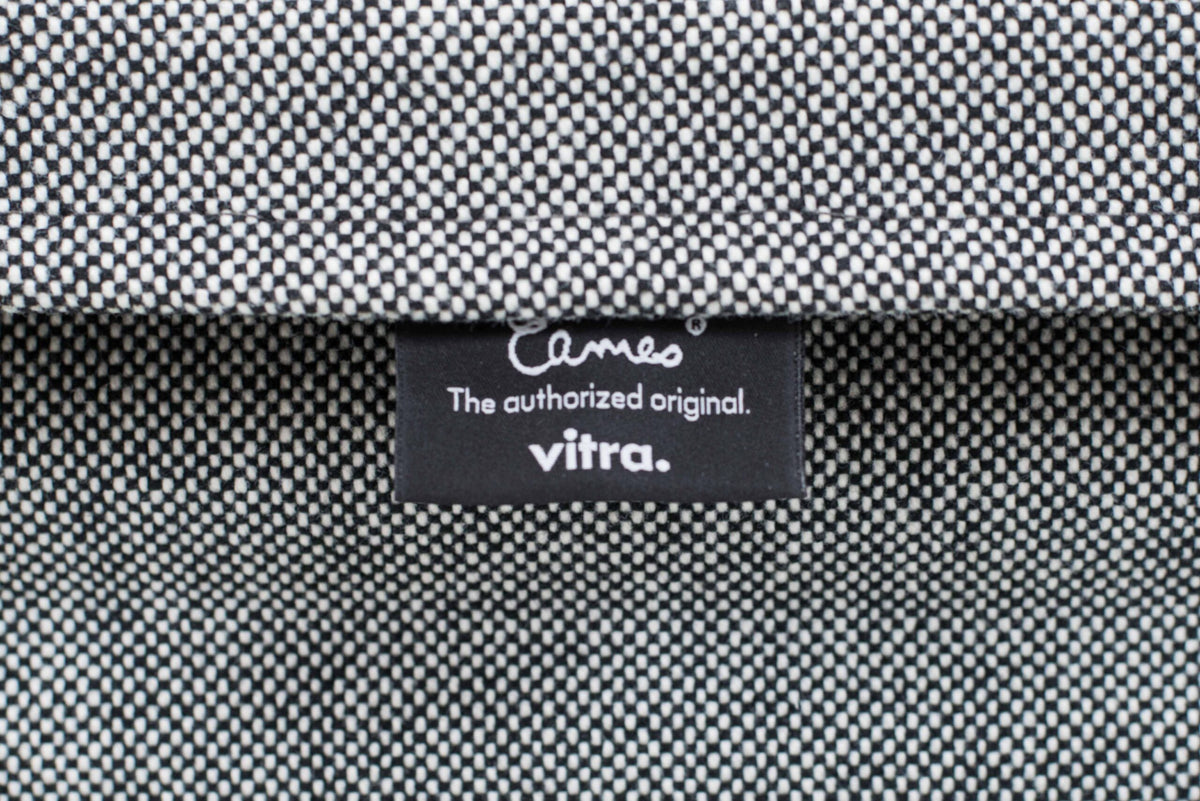 Ottoman Vitra EA 125 by Charles and Ray Eames in grey