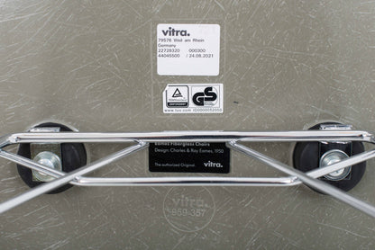 Vintage Schaukelstuhl RAR von Charles und Ray Eames für Vitra Raw Umber