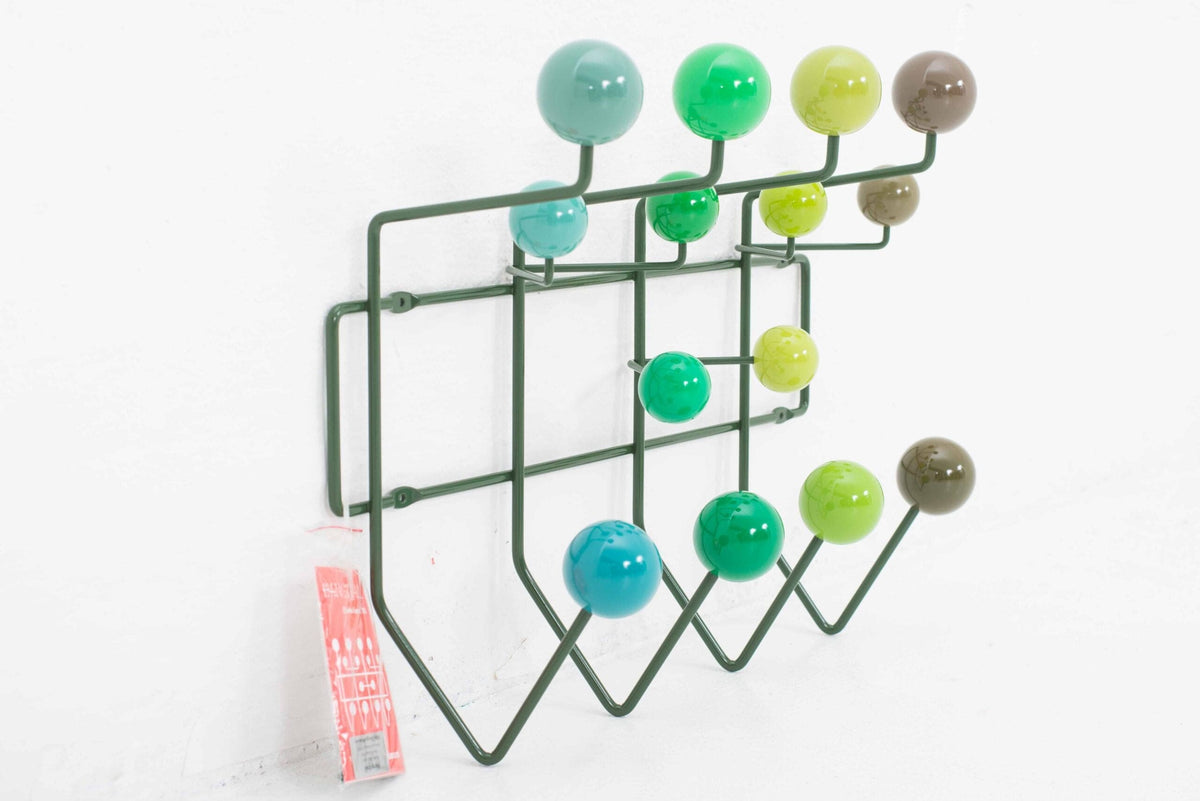 Vintage Garderobe Hang It All von Charles Eames für Vitra in Grün