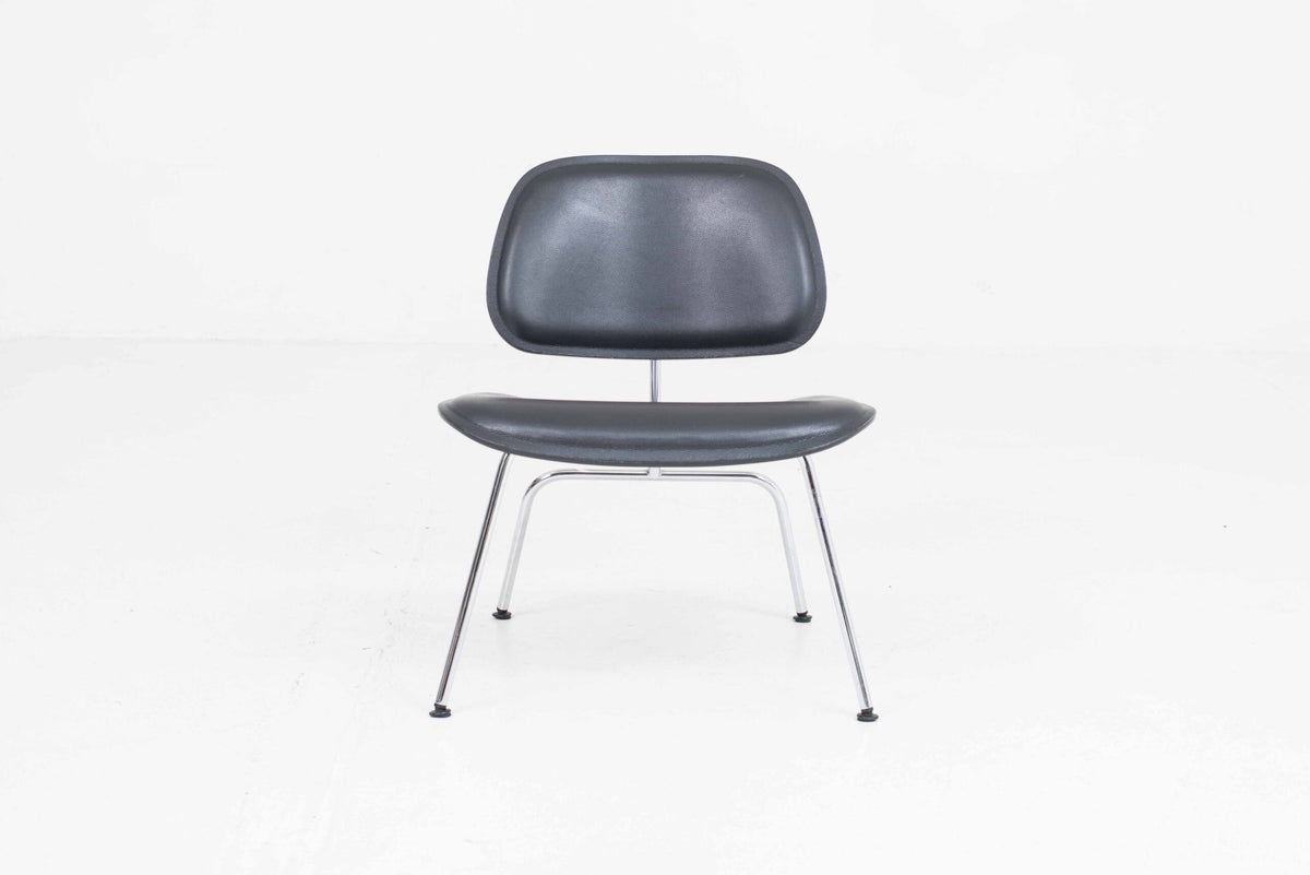 Vintage Loungesessel LCM von Charles und Ray Eames für Vitra in Schwarz