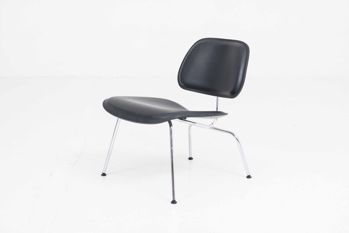 Vintage Loungesessel LCM von Charles und Ray Eames für Vitra in Schwarz