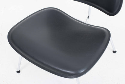 Vintage Loungesessel LCM von Charles und Ray Eames für Vitra in Schwarz