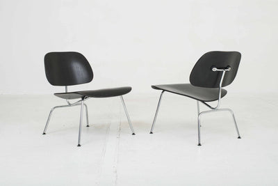 Loungesessel LCM von Charles Eames für Vitra in Schwarz