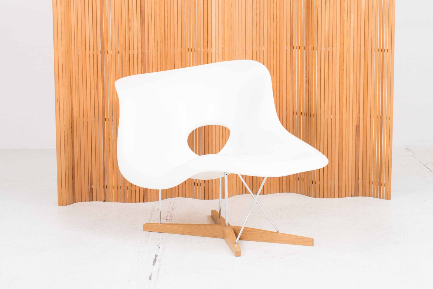 Chaise longue La Chaise de Charles et Ray Eames pour Vitra