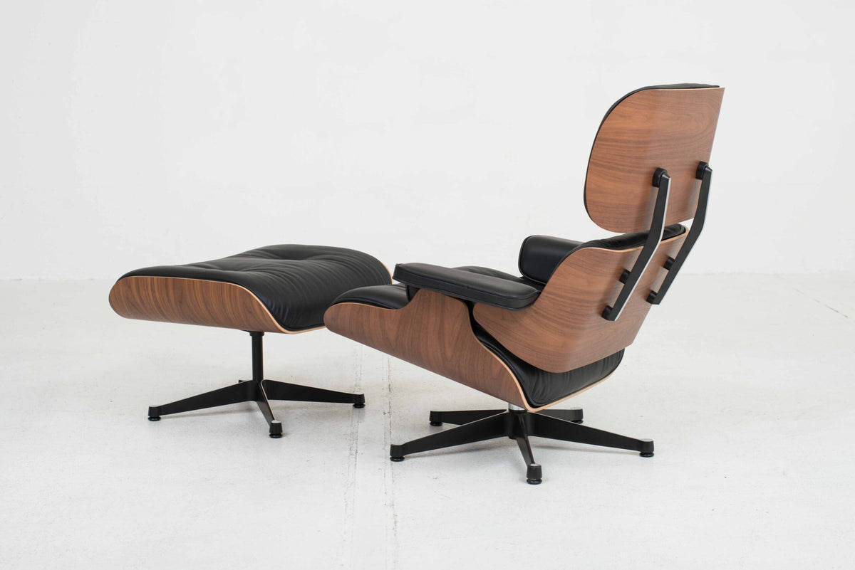 Vintage Lounge Chair by Charles and Ray Eames for Vitra Black Walnut