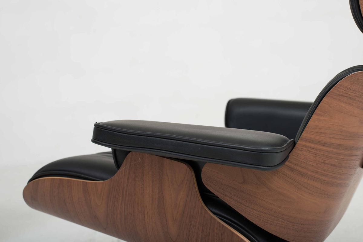 Vintage Lounge Chair by Charles and Ray Eames for Vitra Black Walnut
