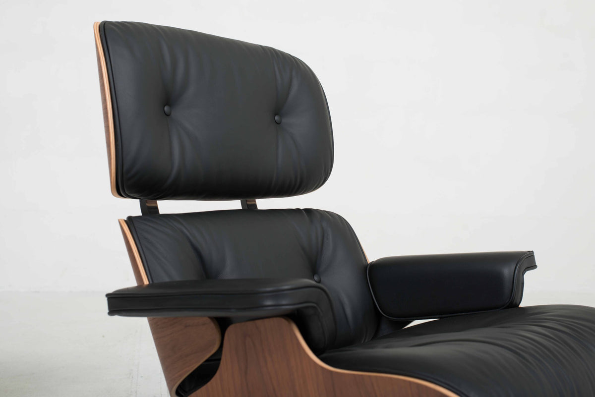 Vintage Lounge Chair by Charles and Ray Eames for Vitra Black Walnut