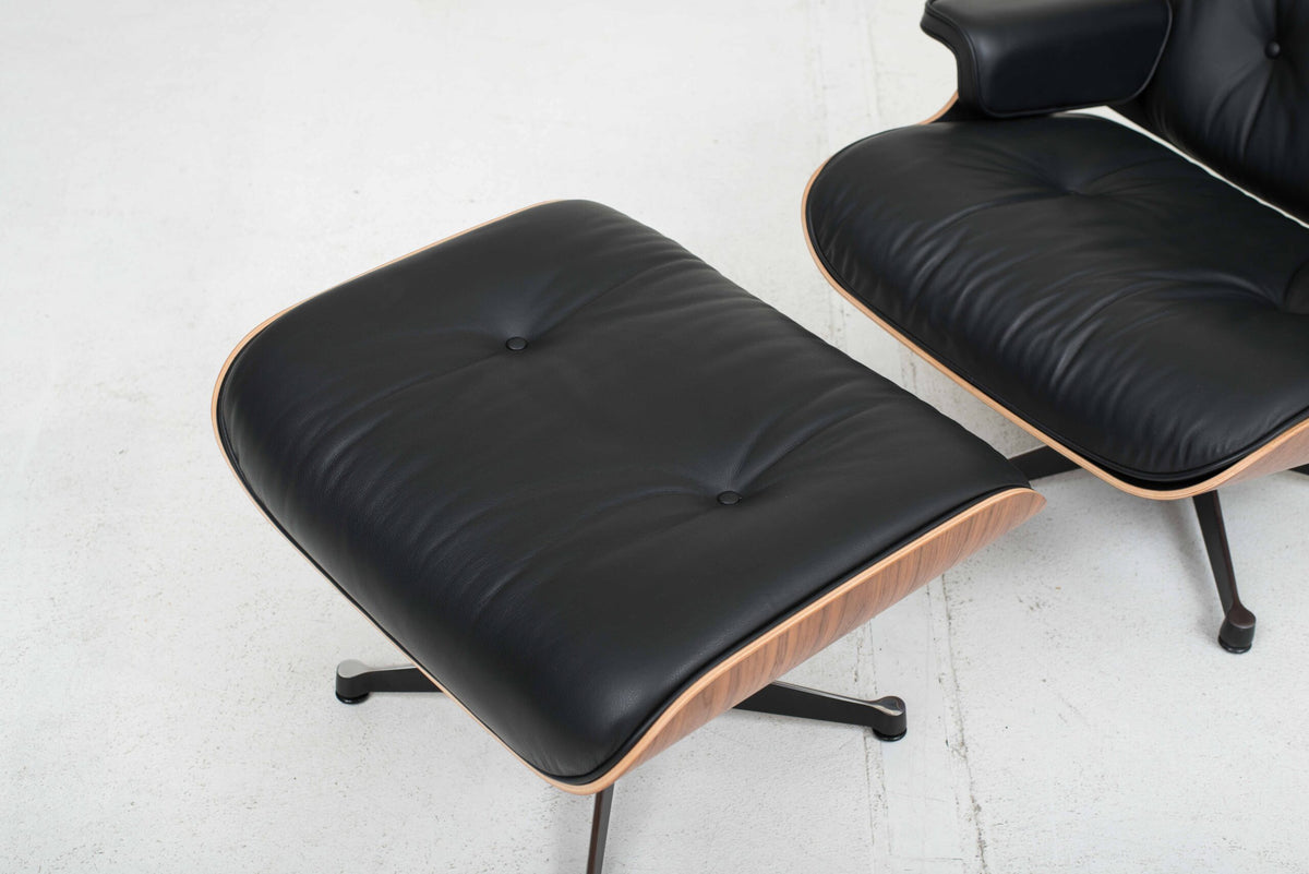 Vintage Lounge Chair by Charles and Ray Eames for Vitra Black Walnut