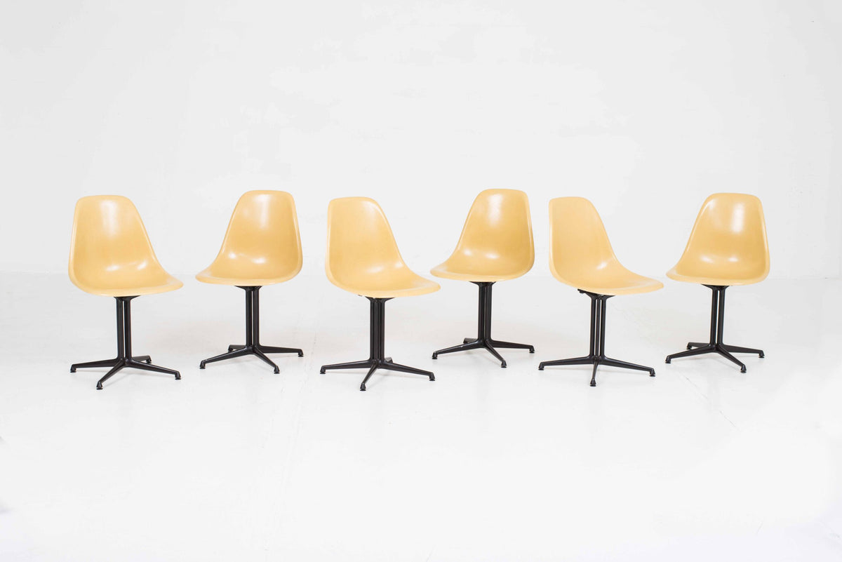 Vintage Stuhl La Fonda von Charles und Ray Eames für Vitra und Herman Miller, Ochre Dark
