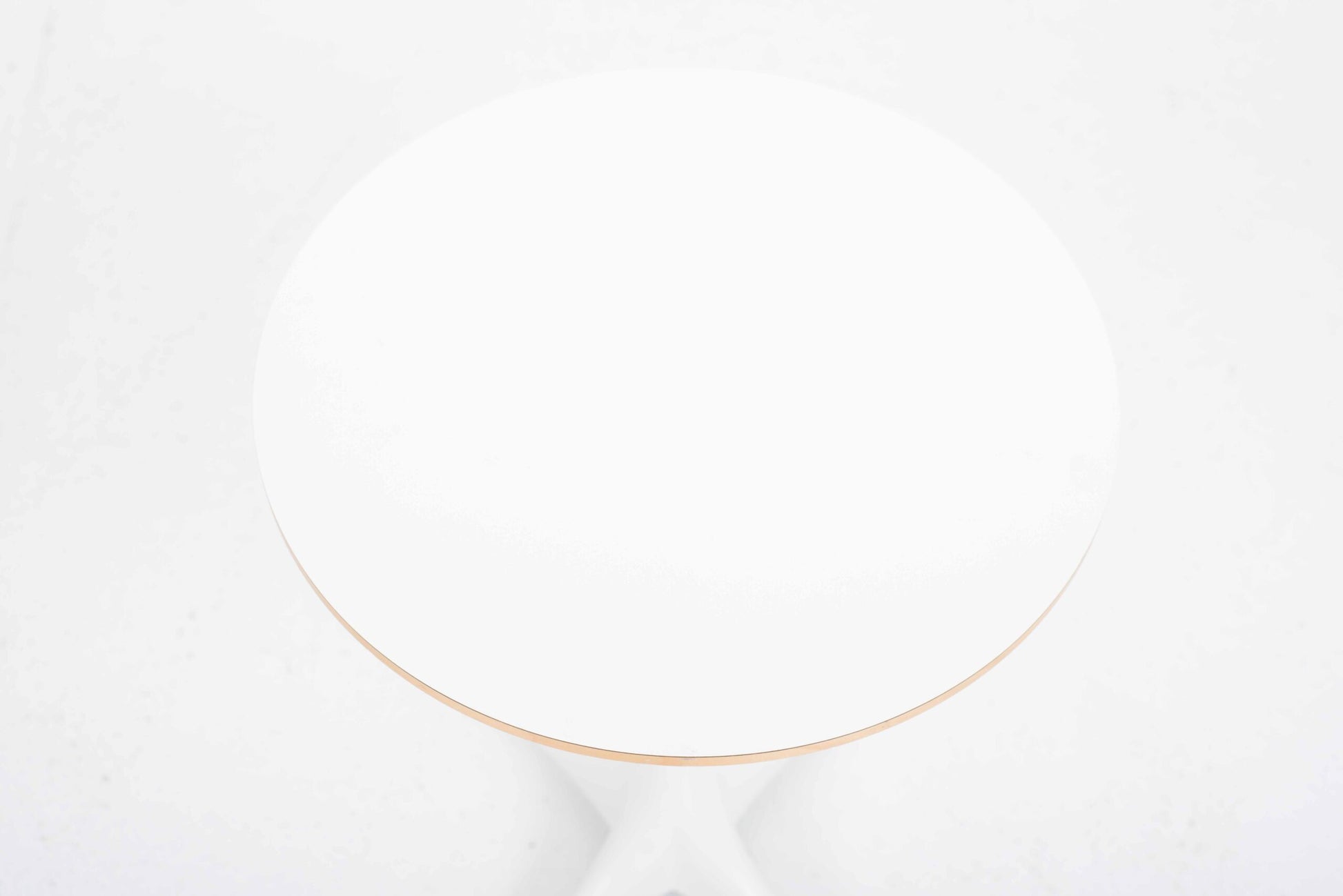 Vintage Beistelltisch Pedestal Table von George Nelson für Vitra in Weiß