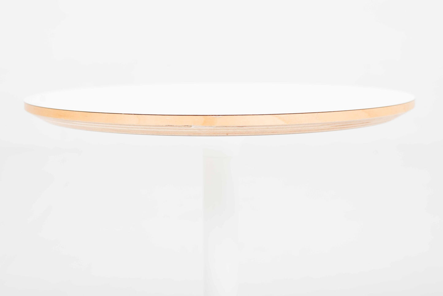 Vintage Beistelltisch Pedestal Table von George Nelson für Vitra in Weiß